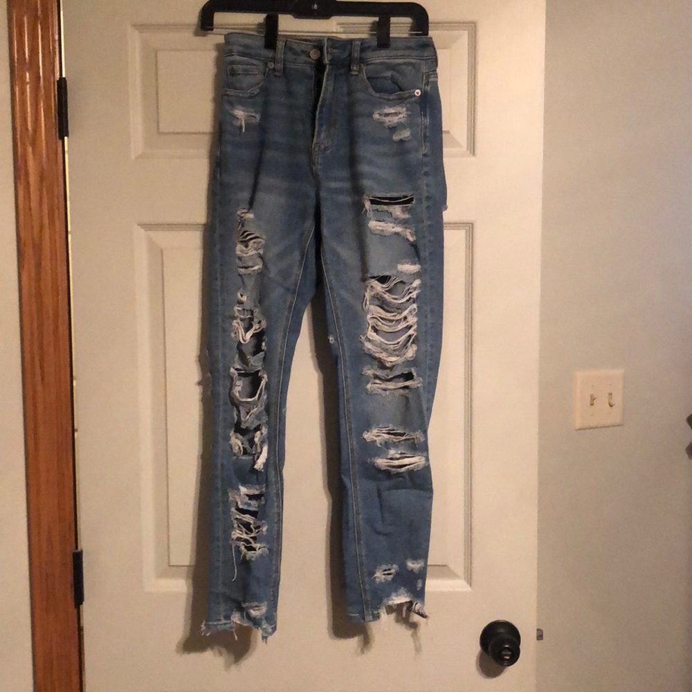 American Eagle destroyed jeans